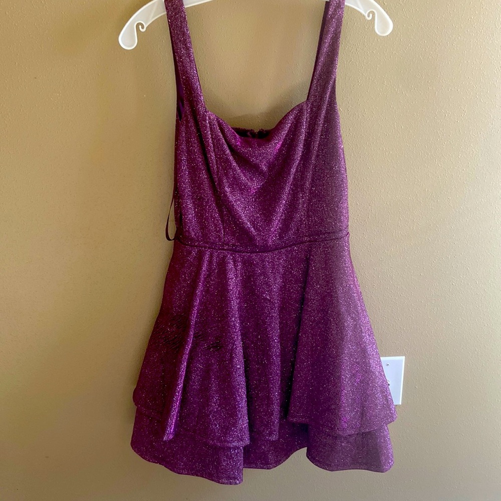 Purple/Pink color shifting homecoming dress